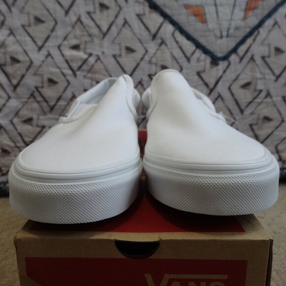*NIB* Vans Classic Slip-On True White Size 8M/9.5W NWT